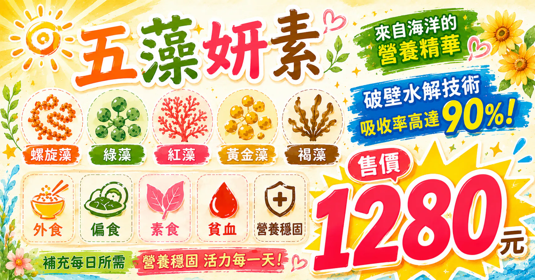 五藻妍素 來自海洋的營養精華