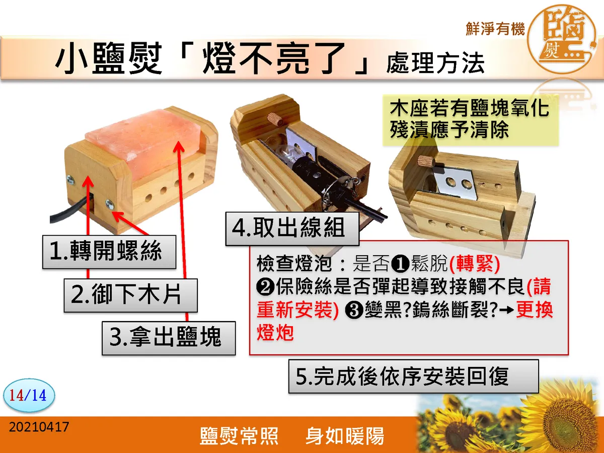 小鹽熨燈不亮怎麼修，五步驟拆裝檢查燈泡